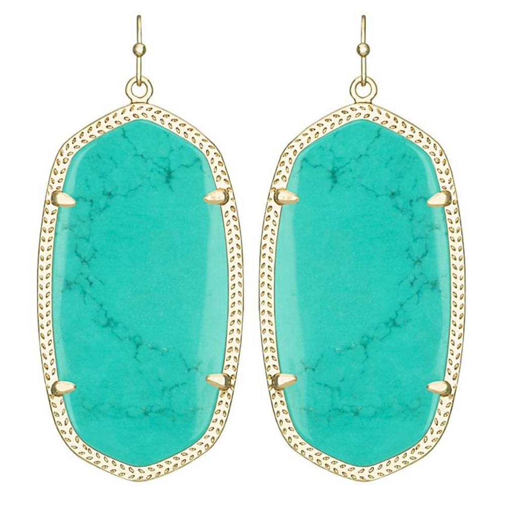 Kendra Scott- Danielle earrings in Teal